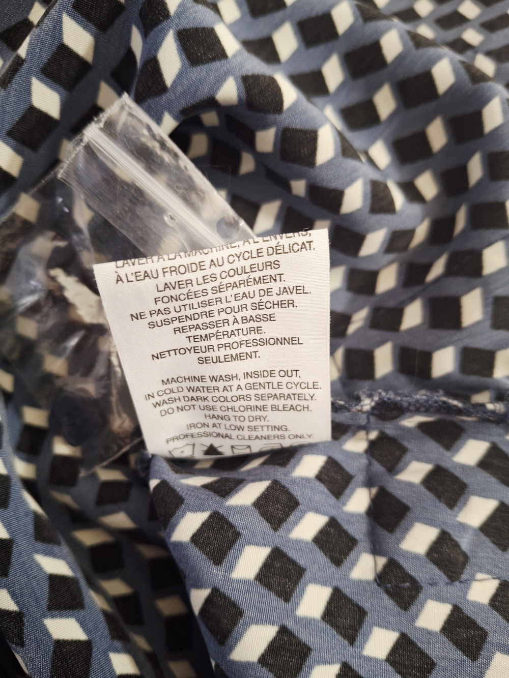 Sweet Smart Set Geometric Print  Elasticized Waist Dress. Ladies L. NWOT. - Picture 8 of 16